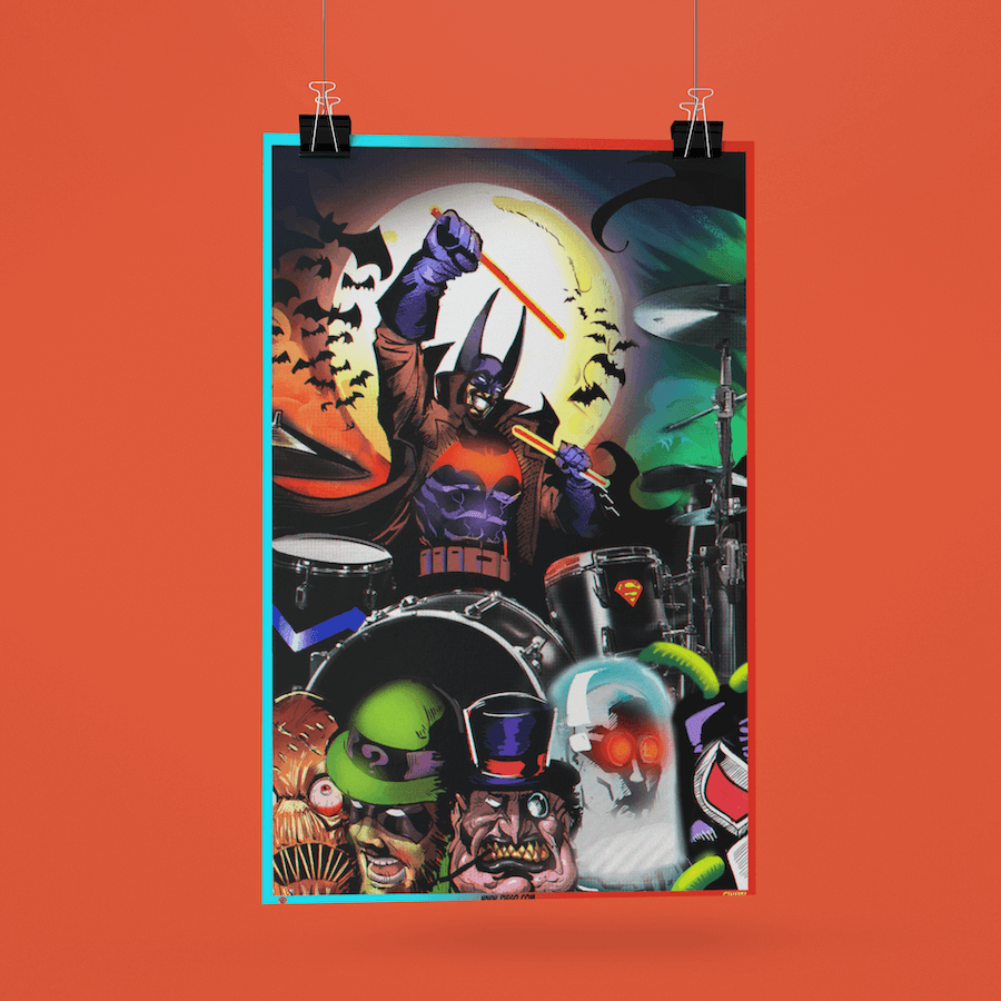 Batman's Beatdown: Drumming with Villains Image