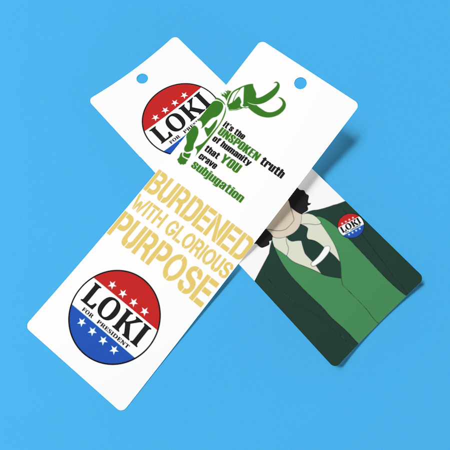 Loki For President Bookmark Image