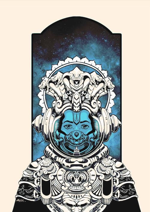 Ancient Vyomanaut Poster